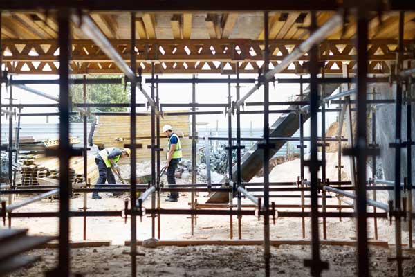 Trabajadores de la construccion
